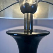 Grande lampe pied tulipe design années 80
