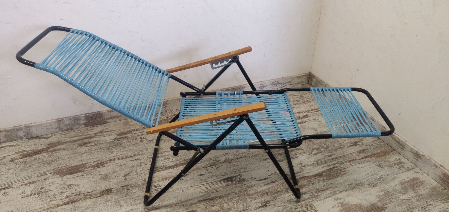 Vintage chaise longue