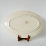 oval dish Digoin Sarreguemines model Agreste, 1960