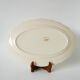 oval dish Digoin Sarreguemines model Agreste, 1960