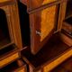 19th Century Mahogany Secretary Desk, French Polish