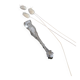 Silver sugar tongs Art Nouveau