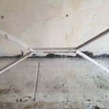 Bistro table cast iron and white marble - garden terrace