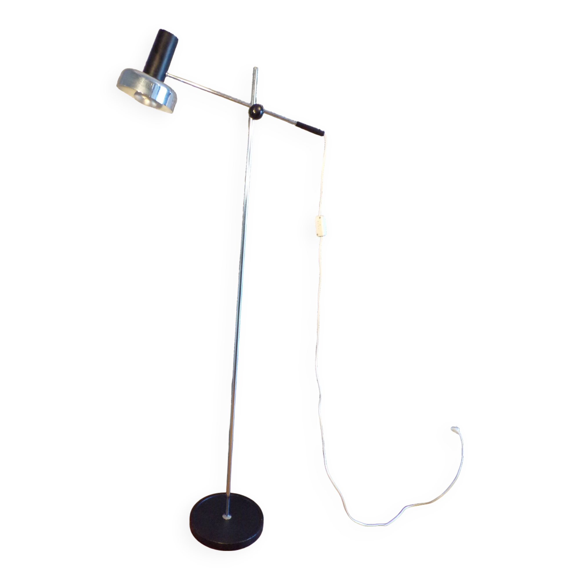 German floor lamp 1970 with pendulum