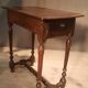 Rectangular side table from the eighteenth century.