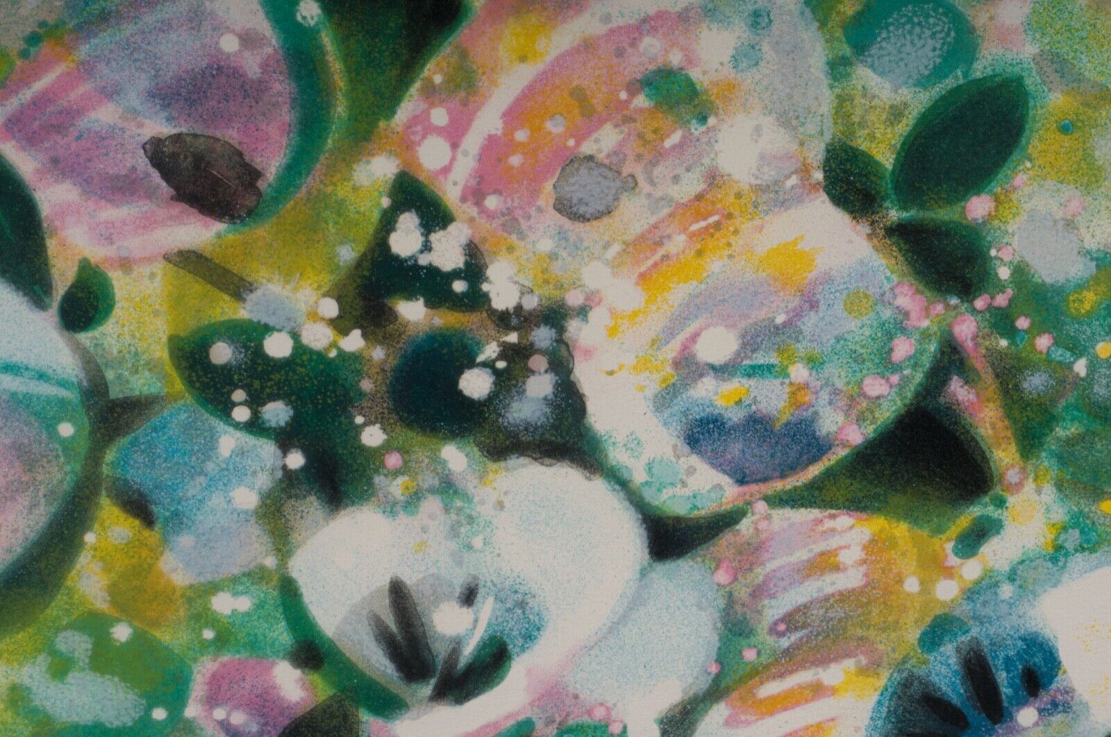 Lithograph camille hilaire bouquet of flowers 121 of 175 certificate