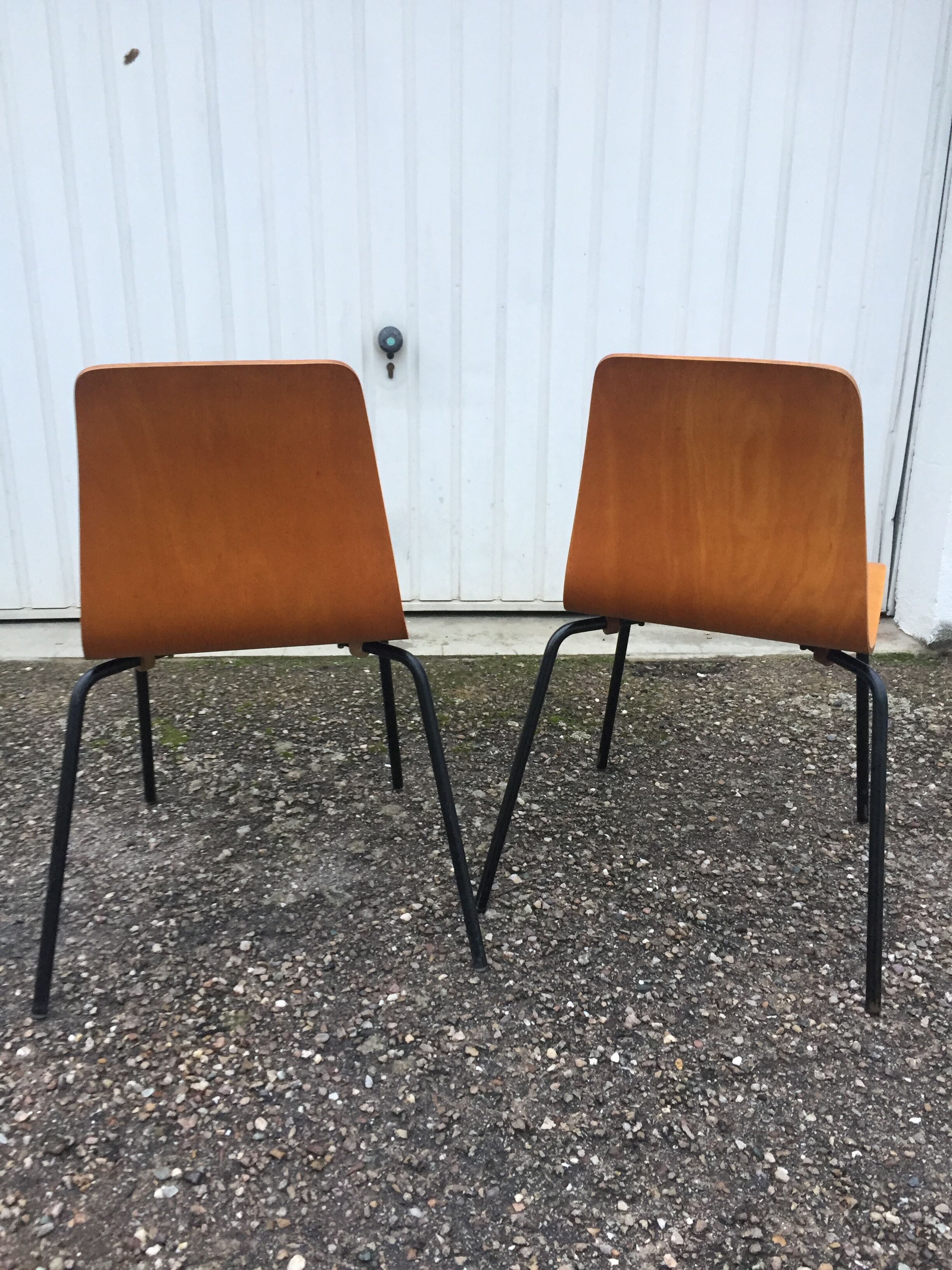 Pair of Papyrus chairs (Steiner edition)