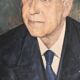 Portrait in oil on canvas