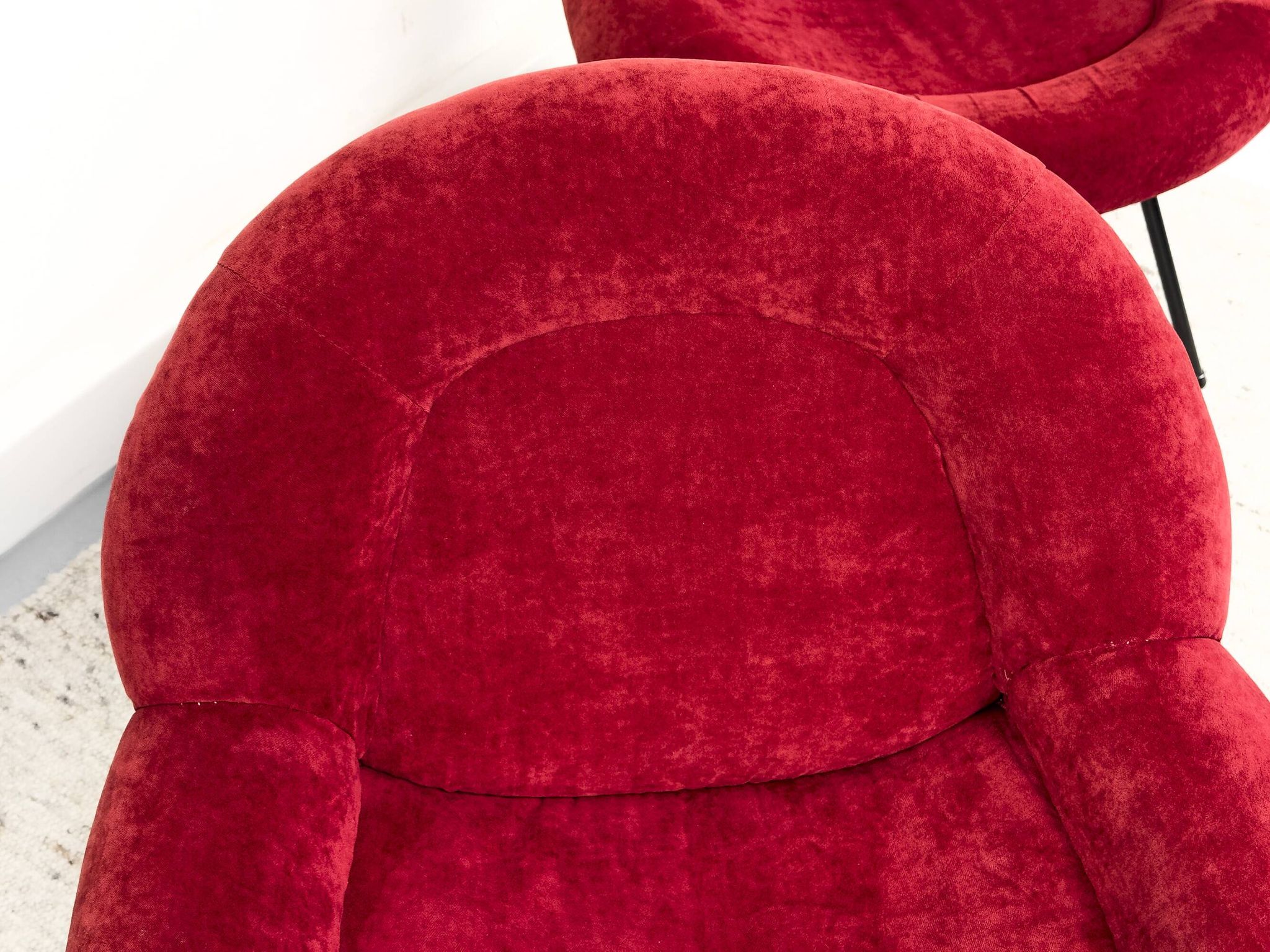 Red loungers by Fritz Neth for Correcta, 1950s, set of 2