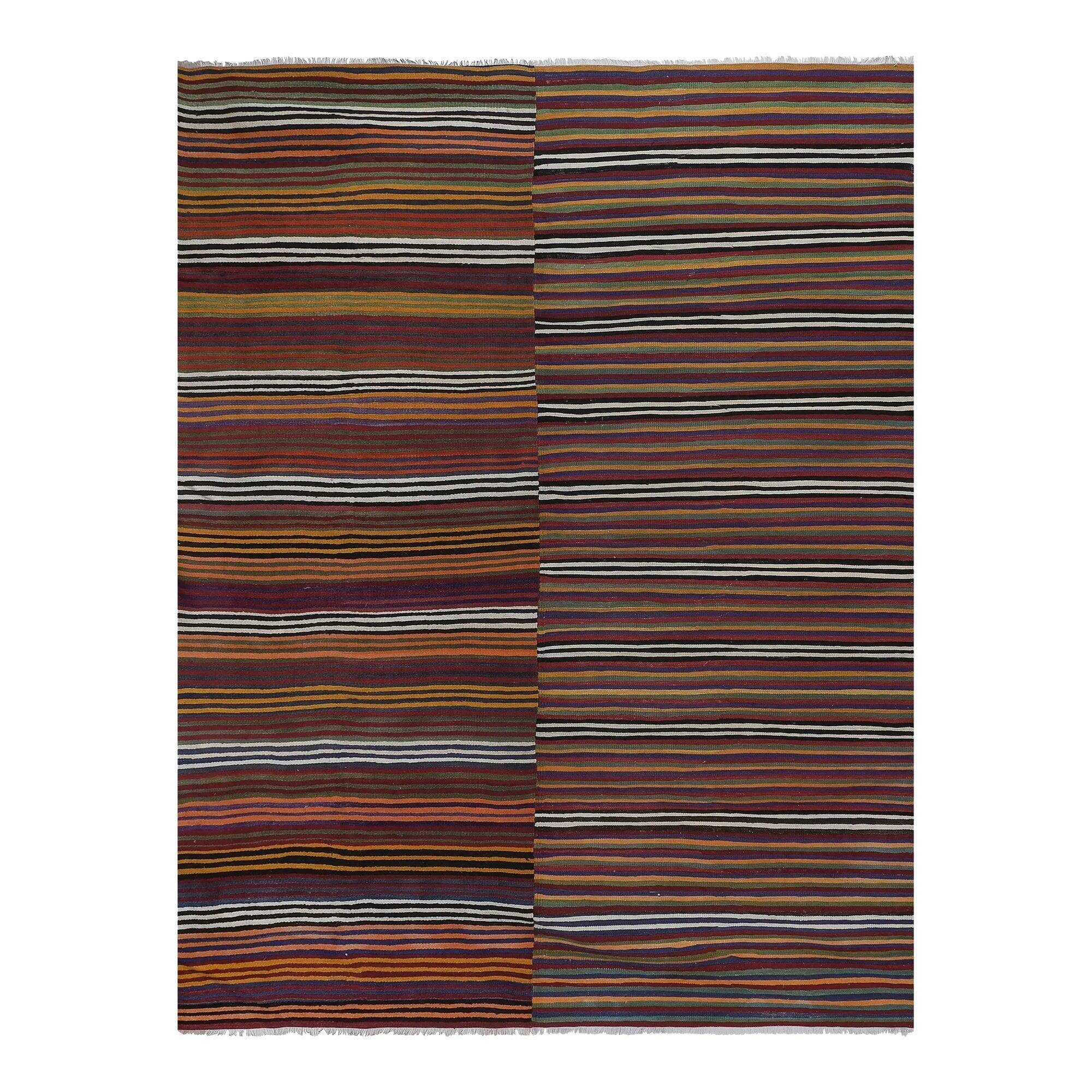 Tapis Kilim turc vintage tissé main