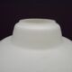 Large French Vintage Retro White Opaque Glass Pendant Ceiling Light Shade