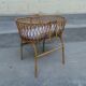 Cradle bassinet bed rattan of the 1960s