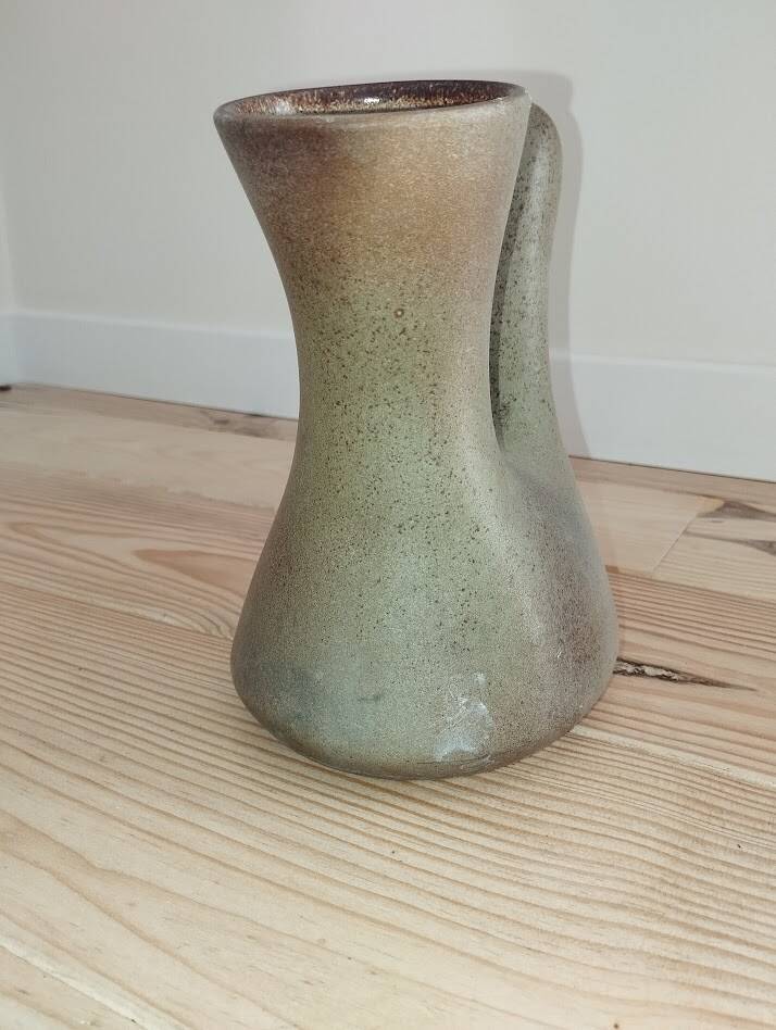 Pichet vintage artisanal en grès – La poterie Périgourdine