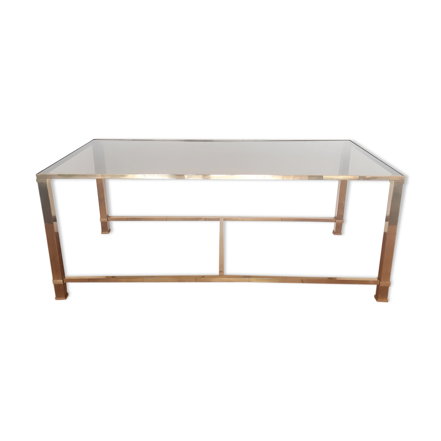 Brass coffee table