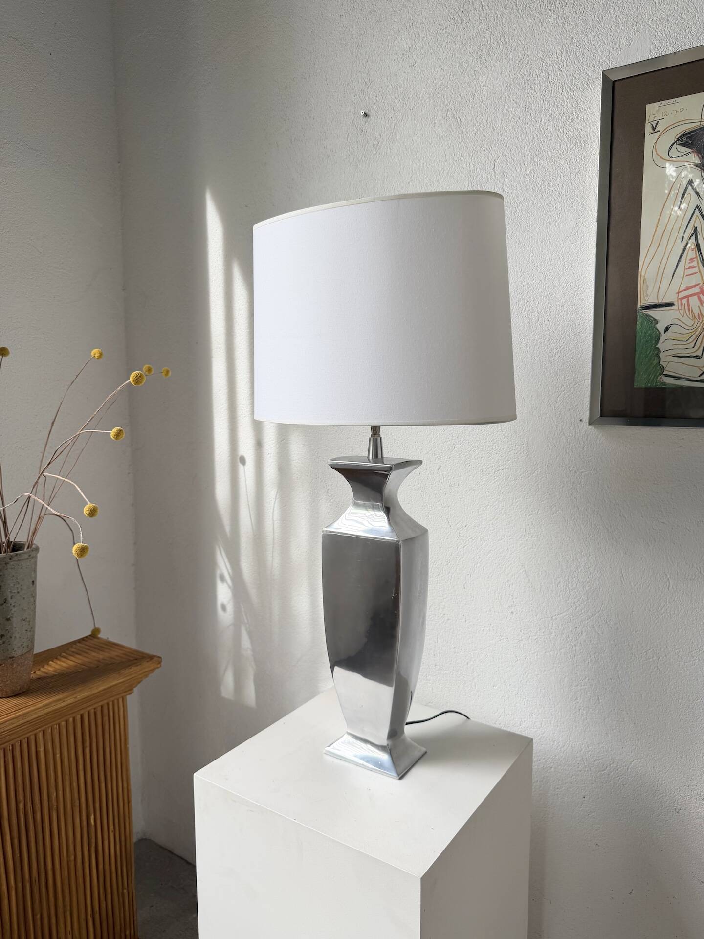 XL lamp made of aluminium 1980