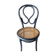 Chaise basse Thonet en bois courbé et canné