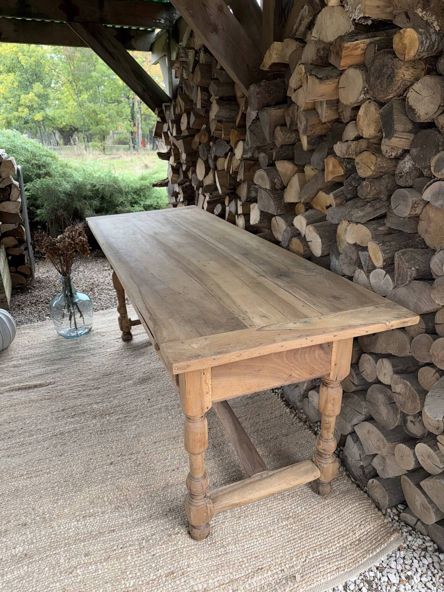 Work table or renovated antique draper's table