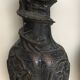 Paire de grands vases en bronze