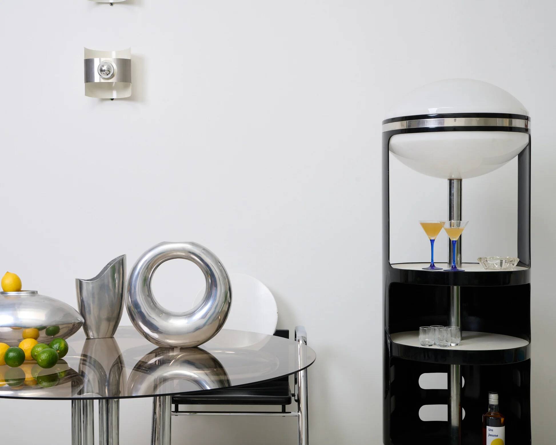 Large round vase, Space age, 1970-1980