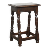 Antique English Stool / Joint Stool / Side Table from the 18th Century