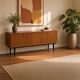 Vintage wooden TV unit. / low unit / low cabinet