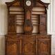 Eighteenth-century Bressan two-body buffet with antique clock – Louis XV style