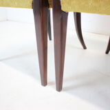4 art deco dining chairs h-214 by Jindrich Halabala for Up Závody, set of 4