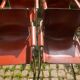 Pair of Cantilever armchairs tawny leather circa 1970