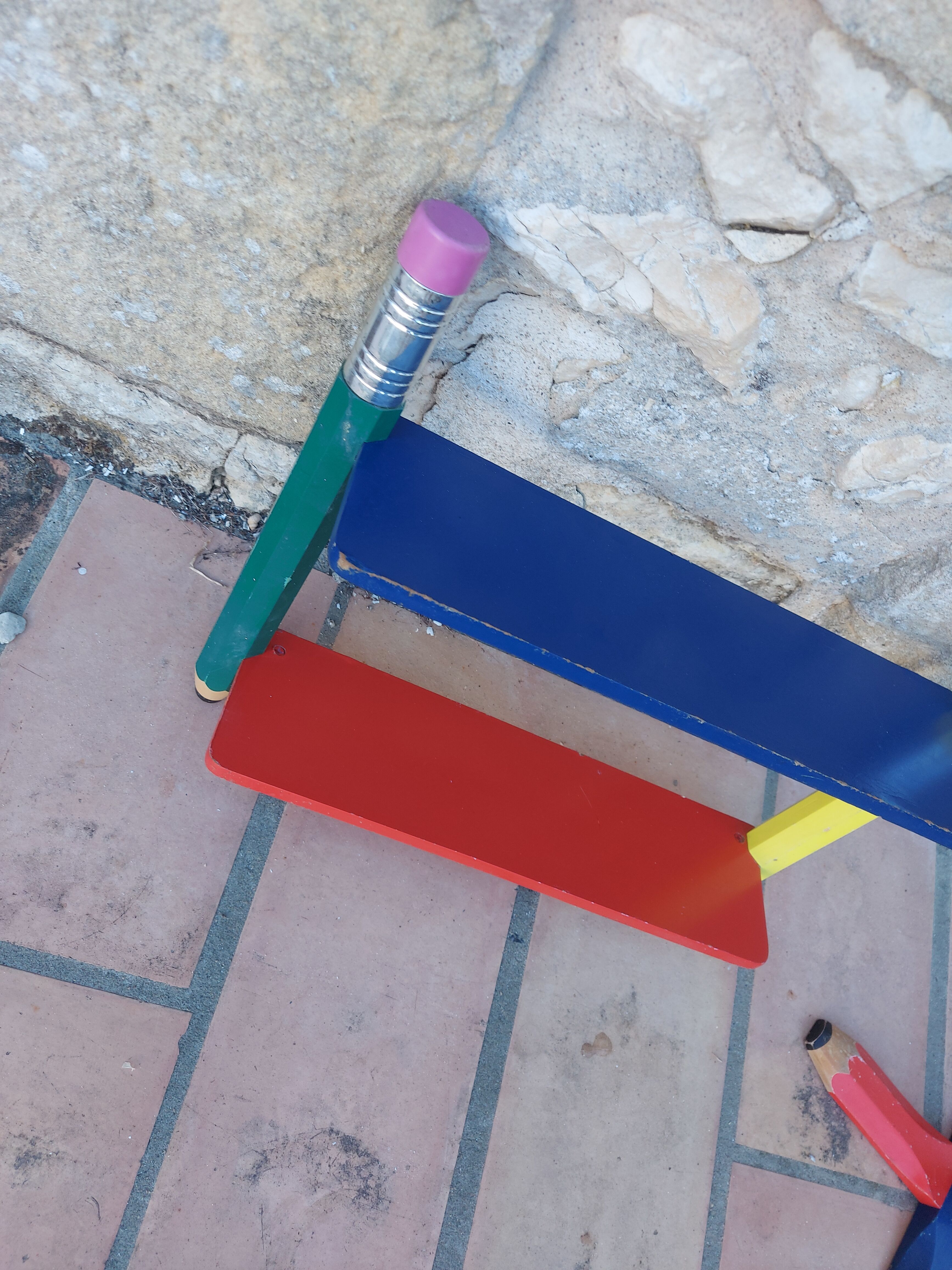 Coat rack and pencil shelf 80'S , Design Pierre Sala