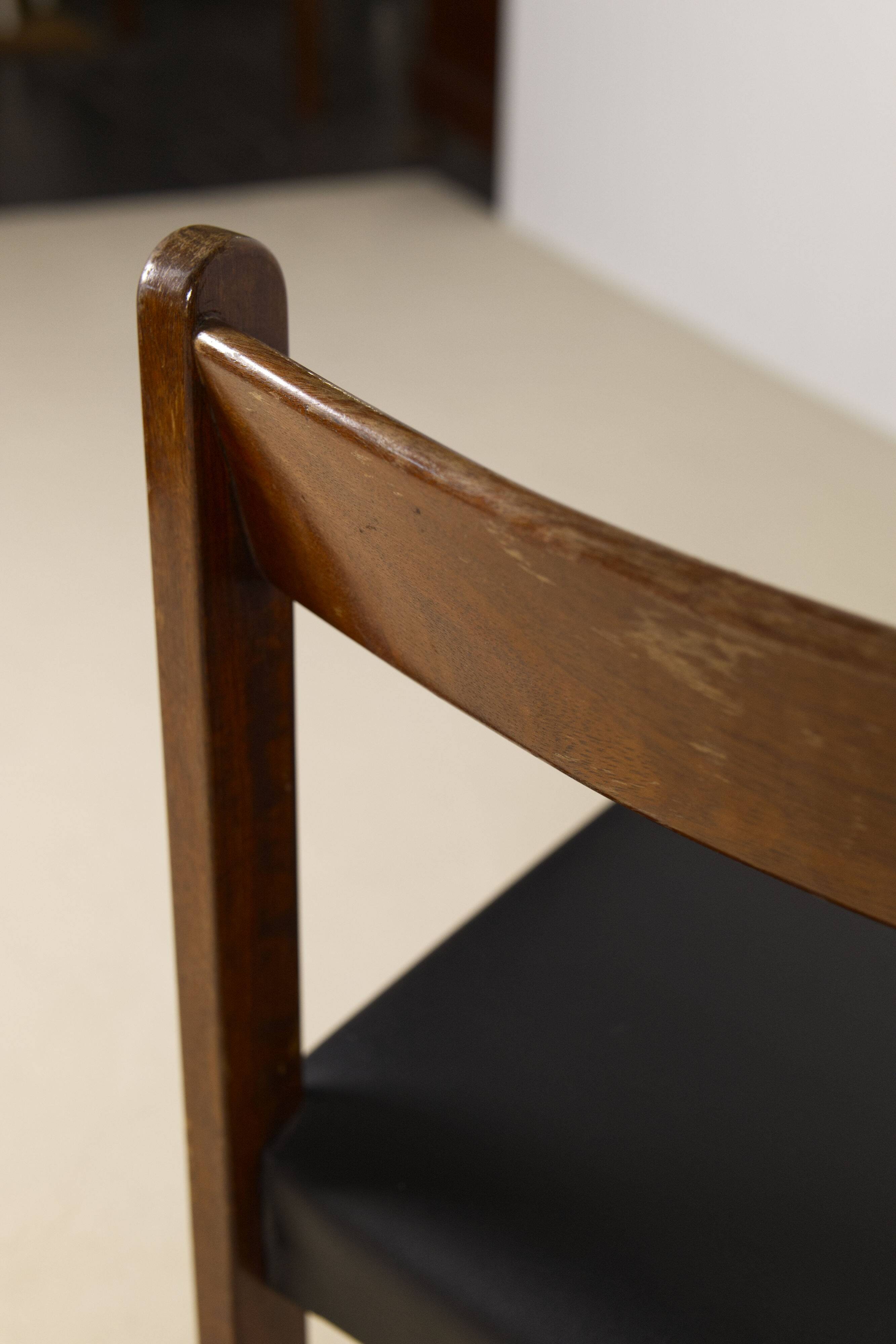 6x Dining chairs Alfred Hendrickx for Belform, 1960s, Belgium