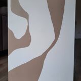 Contemporary beige/brown painting