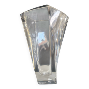 vase asymétrique en - cristal