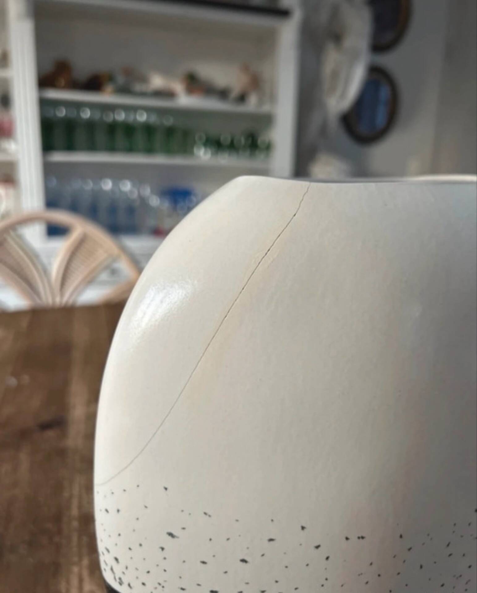 Vintage Greek style vase hand painted