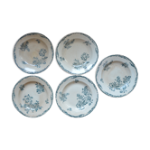 Lot 6 assiettes cresues anciennes Saxe
