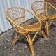 2 rattan armchairs for children