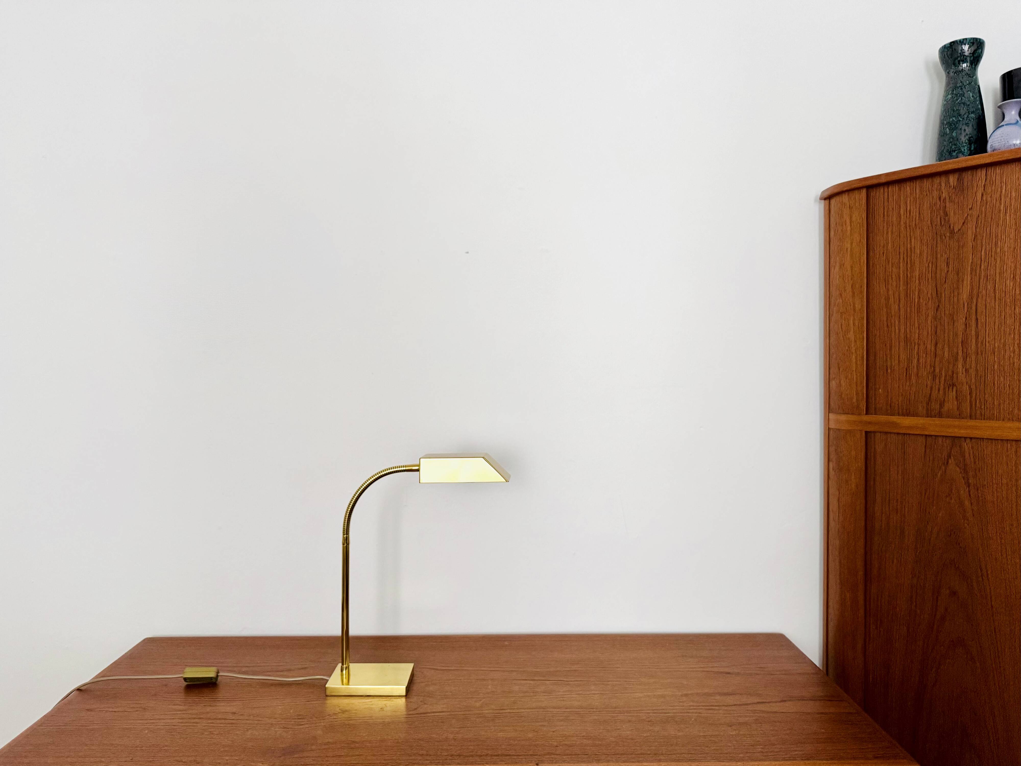 Brass Table Lamp by Vereinigte Werkstätten Collection