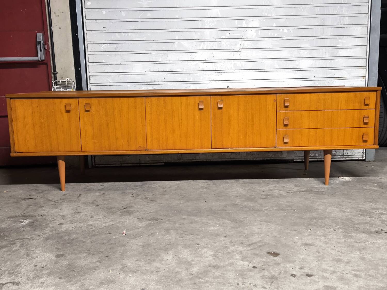 Vintage Scandinavian teak sideboard