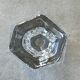 Hexagonal crystal vase by Daum France – 35 cm – Made in France