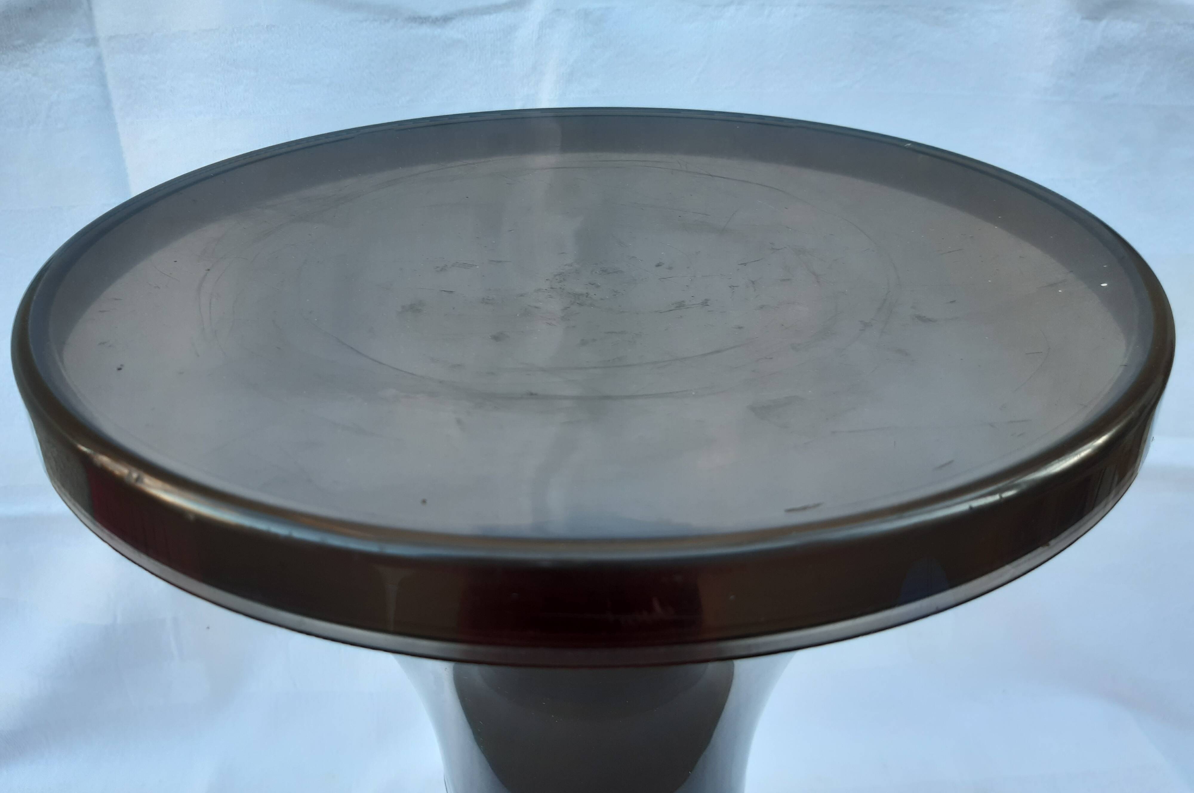 1970s smoked polycarbonate tamtam tab