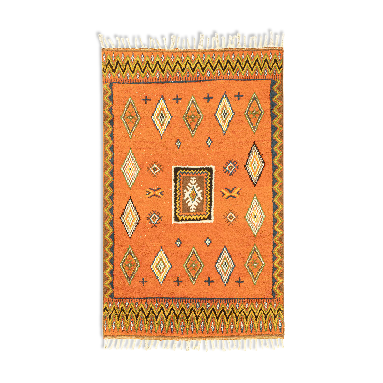 1960s Berber Carpet, 190 X 330