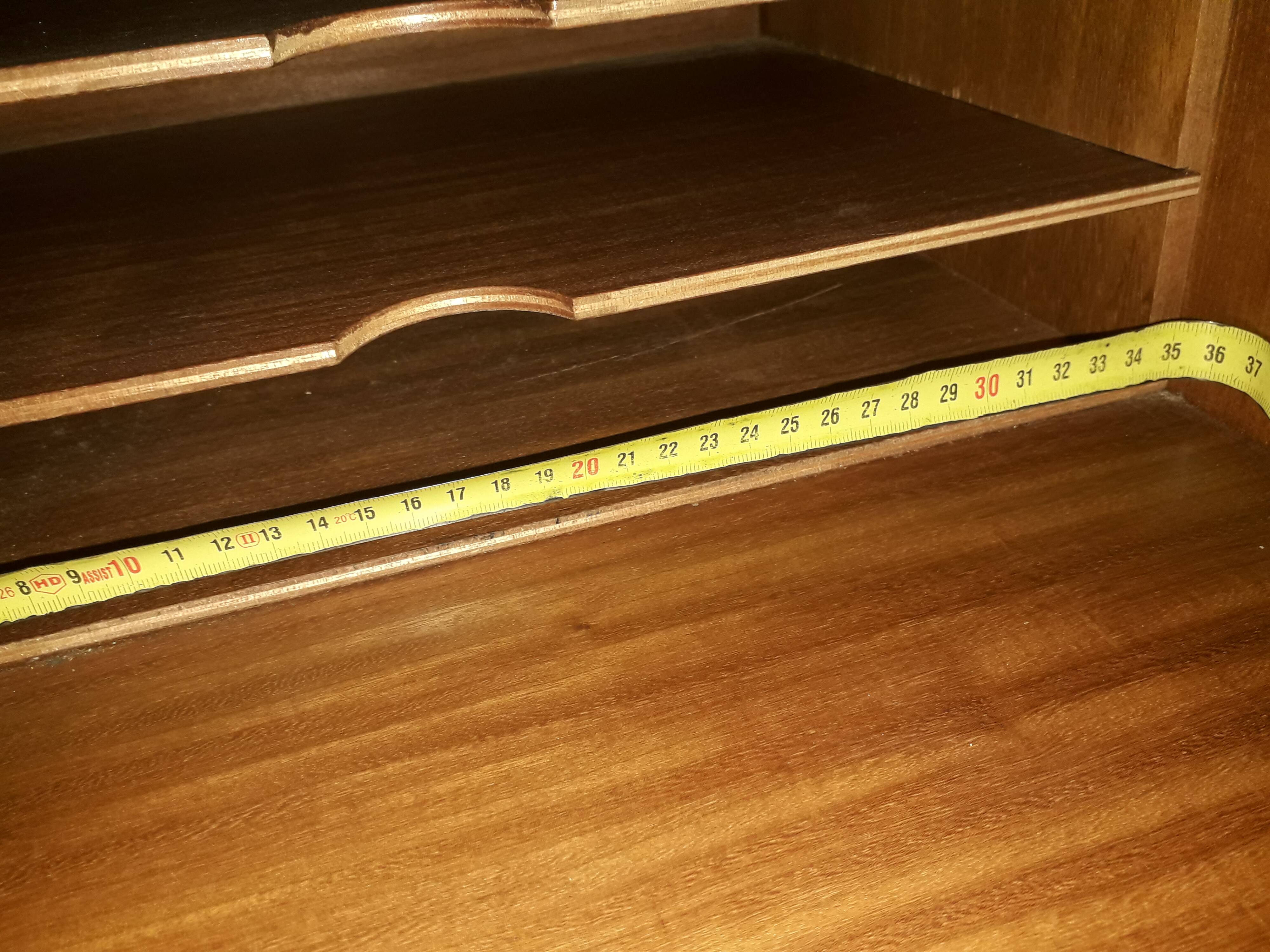 Vintage writing desk feet compass