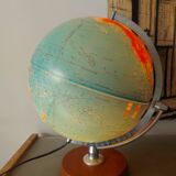 Luminous globe , Denmark , globe scan