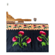 Tapis floral roumain tissé à la main en laine design bohème avec des fleurs 167x225cm