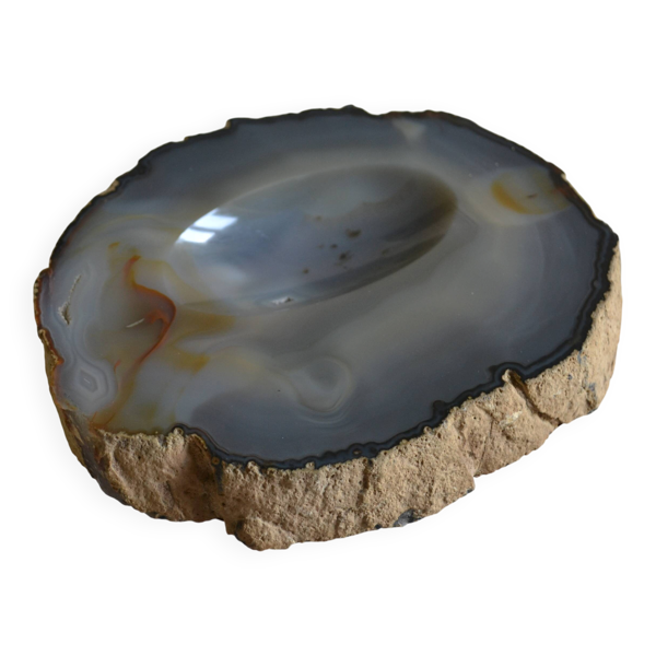 Vide poche vintage en agate polie — Beyit