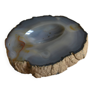 vintage pocket tray in polished agate