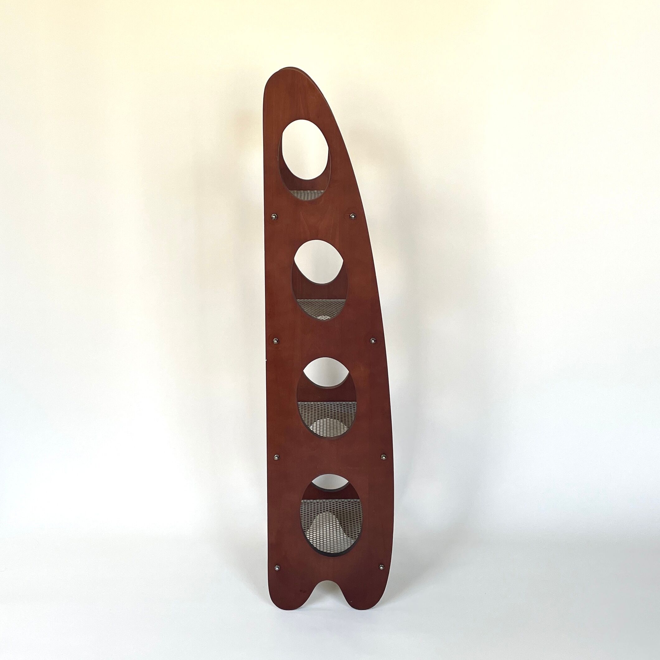 Midcentury vintage foot bookcase