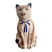 Ancien Chat Céramique Mexico Mexique Tonala