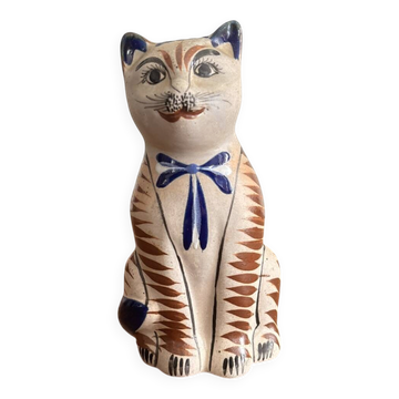 Ancient Ceramic Cat Mexico Tonala