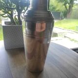 Old shaker in silver-plated metal with goldsmith's hallmarks