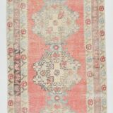 Tapis persan vintage rouge et beige 3 x 9, 98 x 285 cm SK 21187